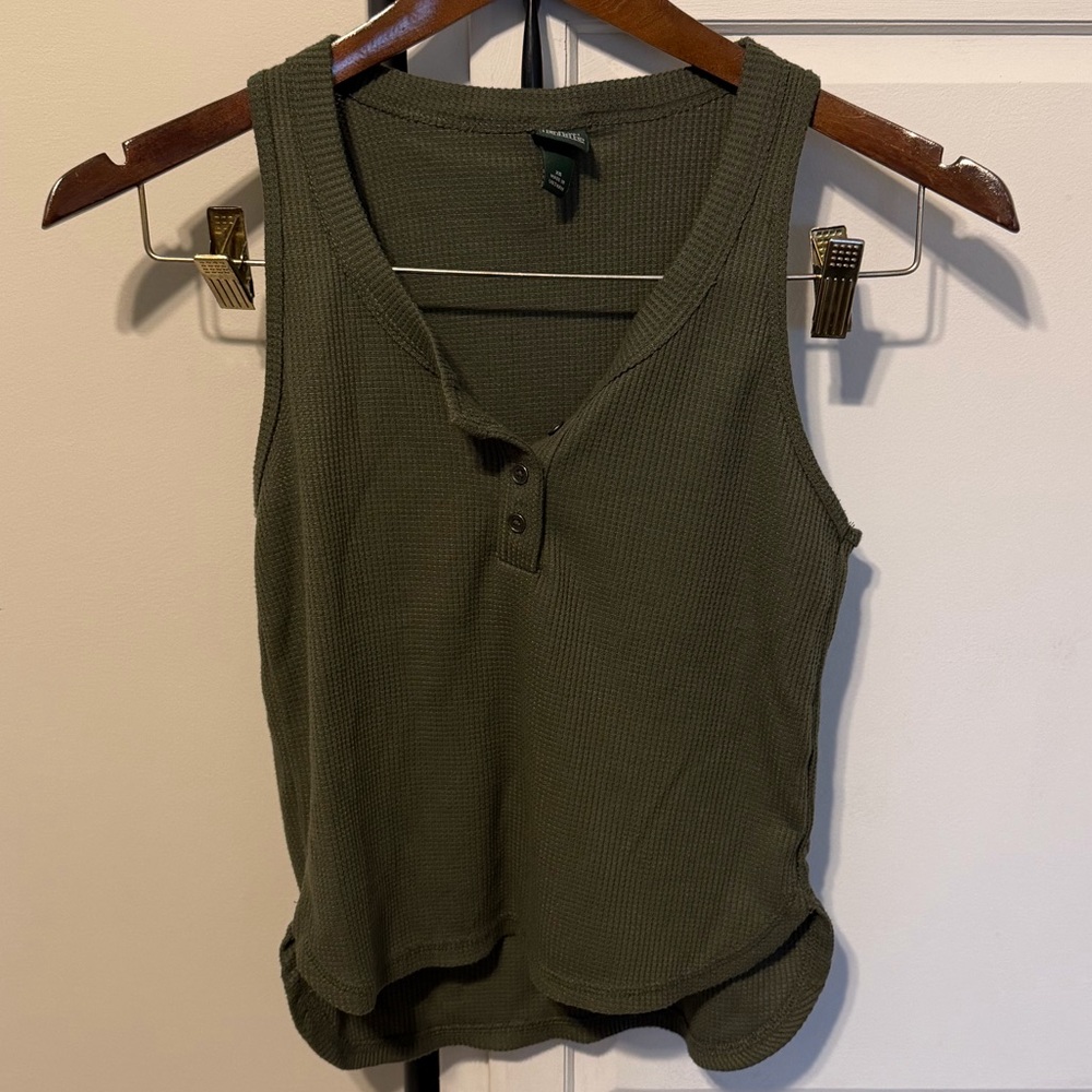 Wild Fable Olive Green Tank Top